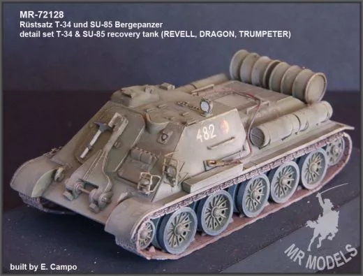 MR-72128 T-34 und Su-85 Bergepanzer Detailset