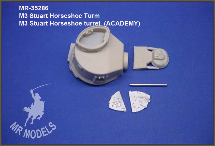 MR - 35286 M3 Stuart Horseshoe Turm (für ACADEMY)