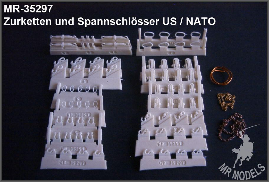 MR-35297 Zurrketten und Spannschlösser US Army / NATO
