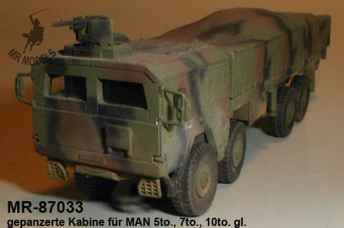MR-87033 Gepanzerte Kabine für LKW MAN 5t, 7t, 10t Bundeswehr