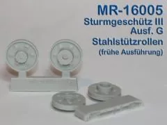 MR-16005  Stahlstützrollen Typ 1 StuG III Ausf.G - 1:16
