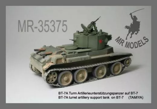 MR-35375  Umbausatz für Tamiya BT-7 Modell 1935 (No. 35309) – BT-7A Artillerieunterstützungspanzer