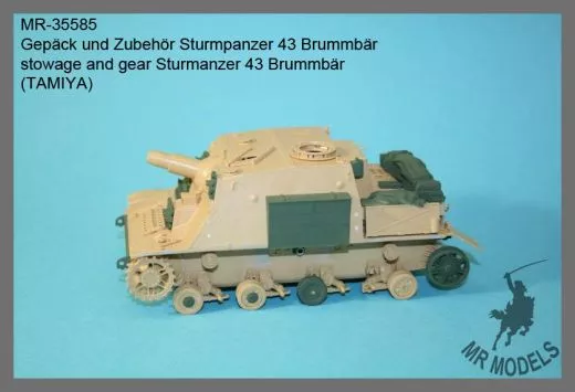   MR-35585  Gepäck und Zubehör Sturmpanzer 43 Brummbär     (TAMIYA)