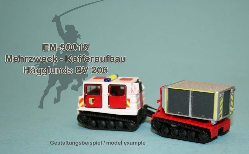 MR-90018  Mehrzweck - Kofferaufbau für Hägglunds BV 206