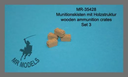 MR-35428 Munitionskästen mit Holzstruktur NATO / Bundeswehr Set 3